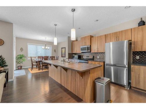 355 Walden Mews Se, Calgary, AB - Indoor Photo Showing Kitchen With Upgraded Kitchen