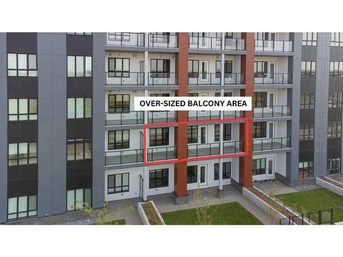 2221-60 Skyview Ranch Road Ne, Calgary, AB - Outdoor With Balcony With Facade