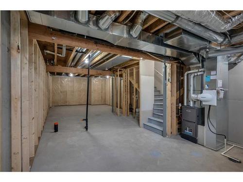 631 Rangeview Street Se, Calgary, AB - Indoor Photo Showing Basement