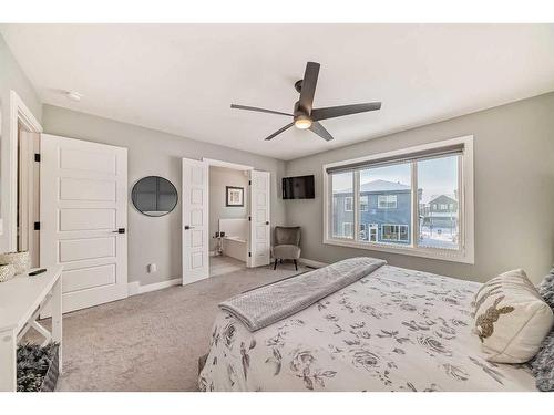 136 Creekstone Square Sw, Calgary, AB - Indoor Photo Showing Bedroom