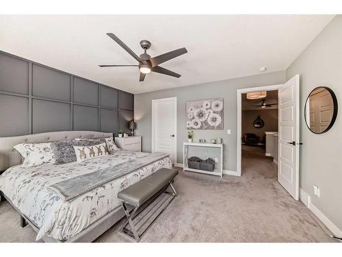 136 Creekstone Square Sw, Calgary, AB - Indoor Photo Showing Bedroom