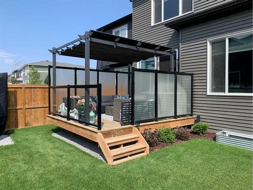 136 Creekstone Square Sw, Calgary, AB - Outdoor With Deck Patio Veranda With Exterior