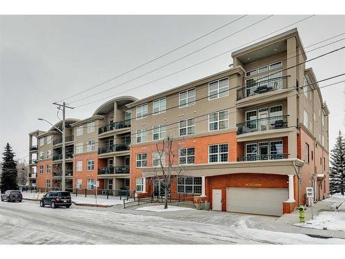 208-495 78 Avenue Sw, Calgary, AB - Outdoor With Balcony With Facade