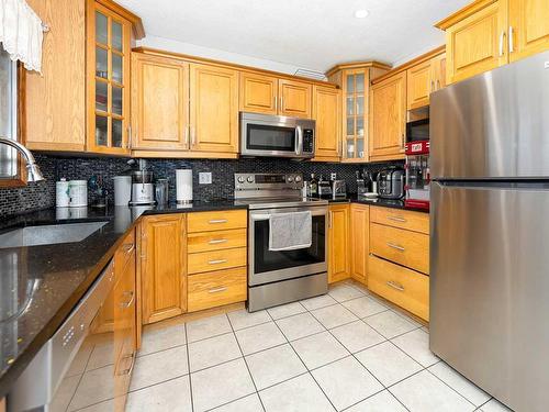 1416 Mardale Drive Ne, Calgary, AB - Indoor Photo Showing Kitchen With Stainless Steel Kitchen