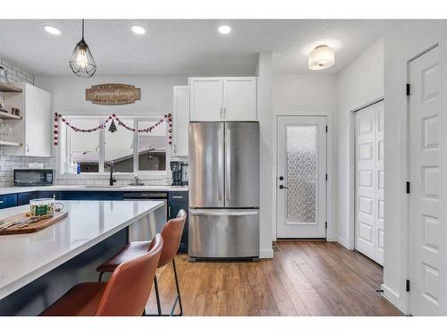 116 Walgrove Drive Se, Calgary, AB - Indoor Photo Showing Kitchen With Stainless Steel Kitchen