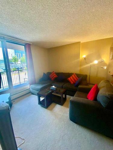 105-4944 Dalton Drive Nw, Calgary, AB - Indoor Photo Showing Living Room