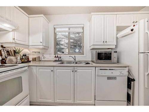 1130-8 Bridlecrest Drive Sw, Calgary, AB - Indoor Photo Showing Kitchen With Double Sink