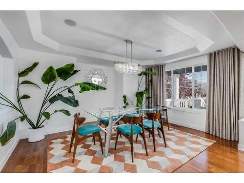 110 Cougarstone Terrace Sw, Calgary, AB - Indoor Photo Showing Dining Room