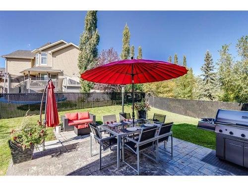 110 Cougarstone Terrace Sw, Calgary, AB - Outdoor With Deck Patio Veranda With Backyard