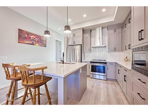 565 Marine Drive Se, Calgary, AB - Indoor Photo Showing Kitchen With Upgraded Kitchen