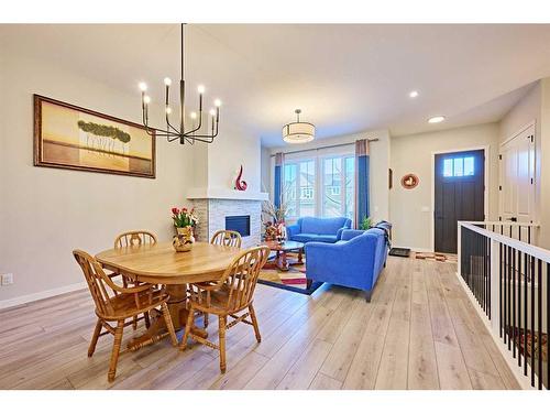 565 Marine Drive Se, Calgary, AB - Indoor Photo Showing Other Room With Fireplace