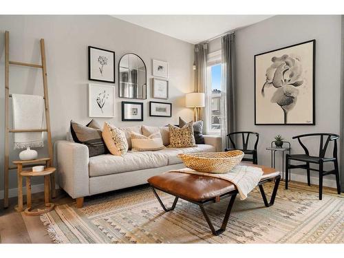 133 Ambleside Heath Nw, Calgary, AB - Indoor Photo Showing Living Room