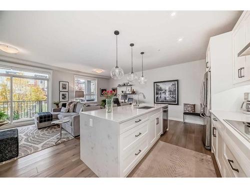 108-35 Walgrove Walk Se, Calgary, AB - Indoor Photo Showing Kitchen With Upgraded Kitchen