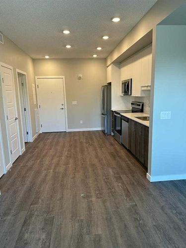 209-1605 17 Street Se, Calgary, AB - Indoor Photo Showing Kitchen With Stainless Steel Kitchen