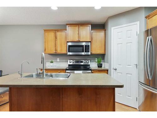 30 Royal Oak Grove Nw, Calgary, AB - Indoor Photo Showing Kitchen With Double Sink