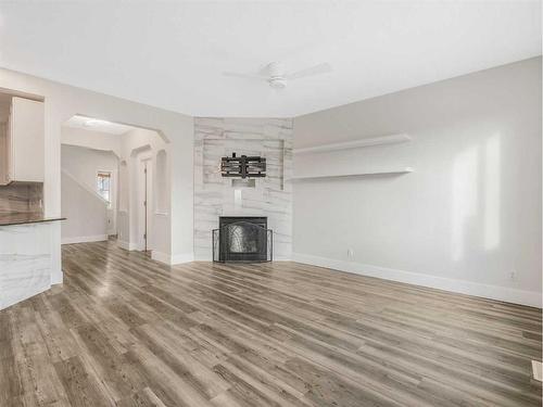 53 Chaparral Ridge Rise Se, Calgary, AB - Indoor With Fireplace