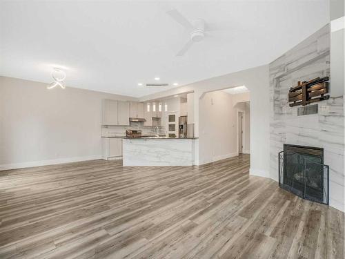 53 Chaparral Ridge Rise Se, Calgary, AB - Indoor With Fireplace