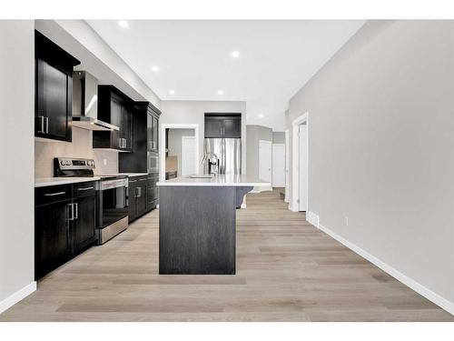 317 Corner Glen Way Ne, Calgary, AB - Indoor Photo Showing Kitchen With Upgraded Kitchen