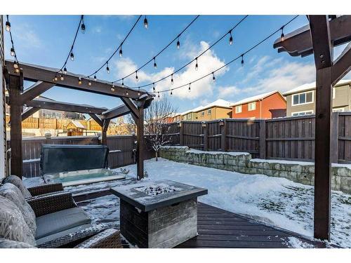 113 Heritage Cove, Cochrane, AB - Outdoor With Deck Patio Veranda