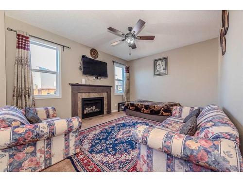 14 Cityscape Grove Ne, Calgary, AB - Indoor Photo Showing Other Room With Fireplace