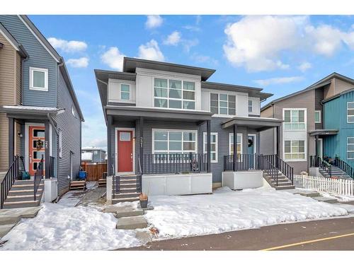 221 Belmont Street Sw, Calgary, AB - Outdoor With Facade