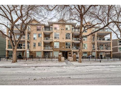 101-3412 Parkdale Boulevard Nw, Calgary, AB - Outdoor With Balcony With Facade