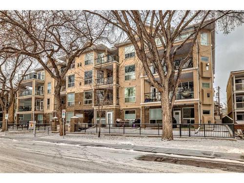 101-3412 Parkdale Boulevard Nw, Calgary, AB - Outdoor With Balcony With Facade