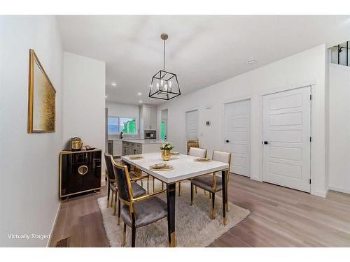 260 Belmont Way Sw, Calgary, AB - Indoor Photo Showing Dining Room