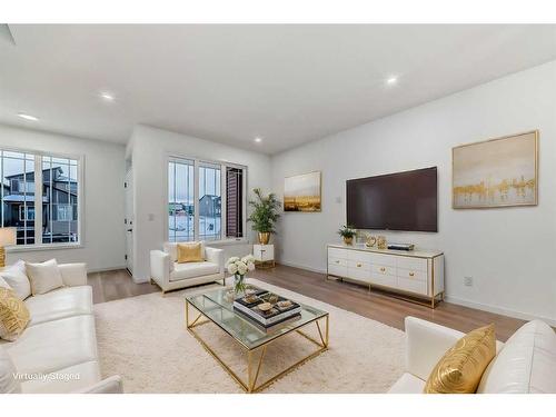 260 Belmont Way Sw, Calgary, AB - Indoor Photo Showing Living Room