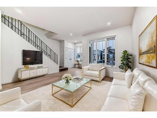 260 Belmont Way Sw, Calgary, AB - Indoor Photo Showing Living Room