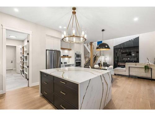 210 Blackstone Road, Balzac, AB - Indoor Photo Showing Kitchen With Upgraded Kitchen