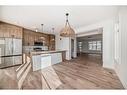 1094 Cobblestone Boulevard, Airdrie, AB  - Indoor Photo Showing Kitchen 