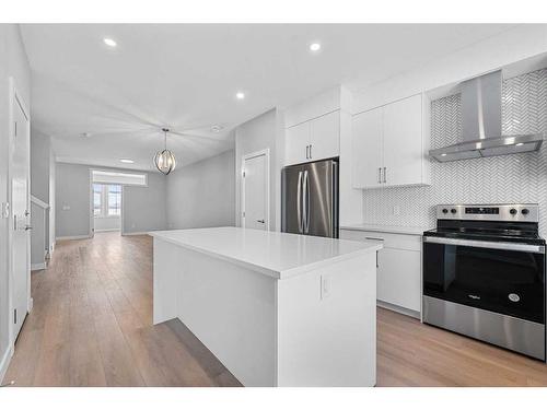 52 Ricardo Ranch Avenue Se, Calgary, AB - Indoor Photo Showing Kitchen With Upgraded Kitchen