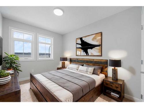 52 Ricardo Ranch Avenue Se, Calgary, AB - Indoor Photo Showing Bedroom