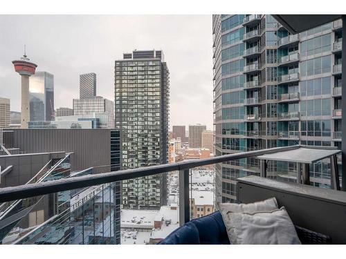 2103-220 12 Avenue Se, Calgary, AB - Outdoor With Balcony