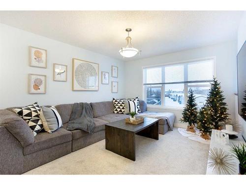 14 Copperstone Drive Se, Calgary, AB - Indoor Photo Showing Living Room