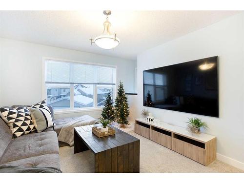 14 Copperstone Drive Se, Calgary, AB - Indoor Photo Showing Living Room