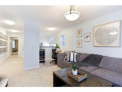 14 Copperstone Drive Se, Calgary, AB - Indoor Photo Showing Living Room