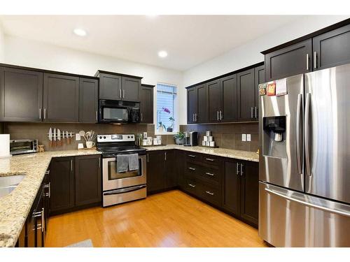 14 Copperstone Drive Se, Calgary, AB - Indoor Photo Showing Kitchen With Stainless Steel Kitchen With Upgraded Kitchen