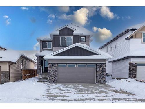 156 Lakewood Circle, Strathmore, AB - Outdoor With Facade