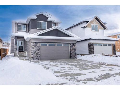 156 Lakewood Circle, Strathmore, AB - Outdoor With Facade