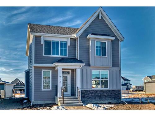 713 Grayling Link, Rural Rocky View County, AB - Outdoor With Facade