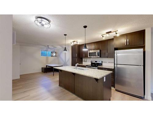 218 Mackenzie Towne Close Close Se, Calgary, AB - Indoor Photo Showing Kitchen With Upgraded Kitchen