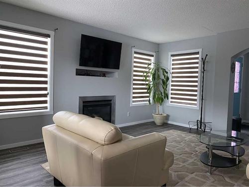 49 Royal Elm Mews Nw, Calgary, AB - Indoor Photo Showing Living Room With Fireplace