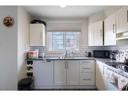 1323 Marlyn Way Ne, Calgary, AB - Indoor Photo Showing Kitchen With Double Sink