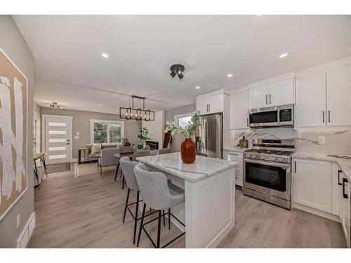 519 6 Street Ne, Calgary, AB - Indoor Photo Showing Kitchen With Stainless Steel Kitchen With Upgraded Kitchen