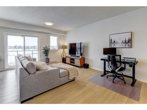 2109-42 Cranbrook Gardens Se, Calgary, AB - Indoor Photo Showing Living Room