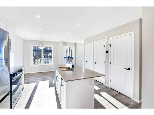 1362 148 Avenue Nw, Calgary, AB - Indoor Photo Showing Kitchen With Double Sink