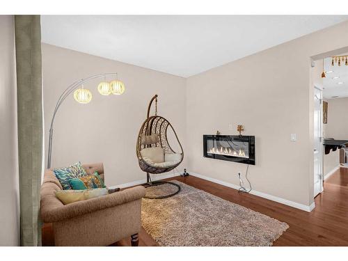 223 Skyview Point Road Ne, Calgary, AB - Indoor With Fireplace