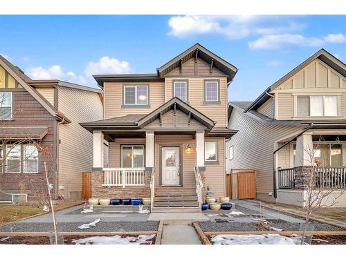 223 Skyview Point Road Ne, Calgary, AB - Outdoor With Deck Patio Veranda With Facade